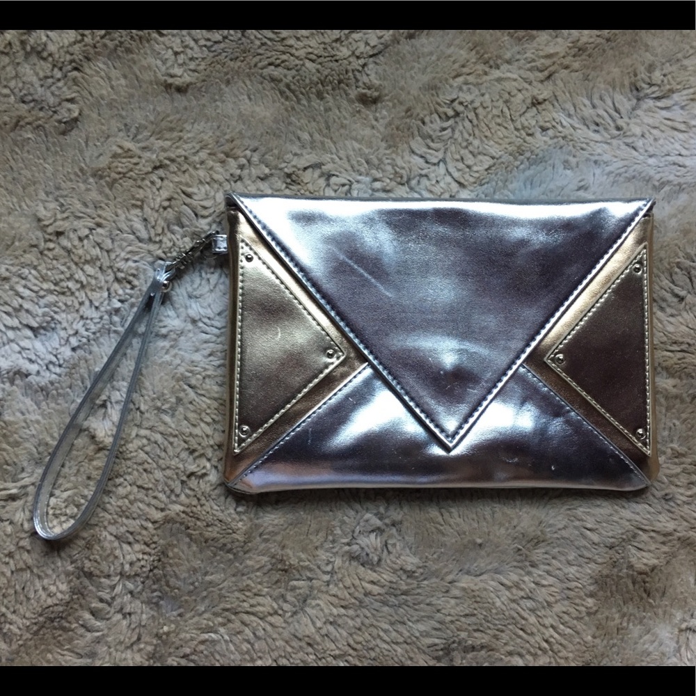 Geometric Shiny Clutch